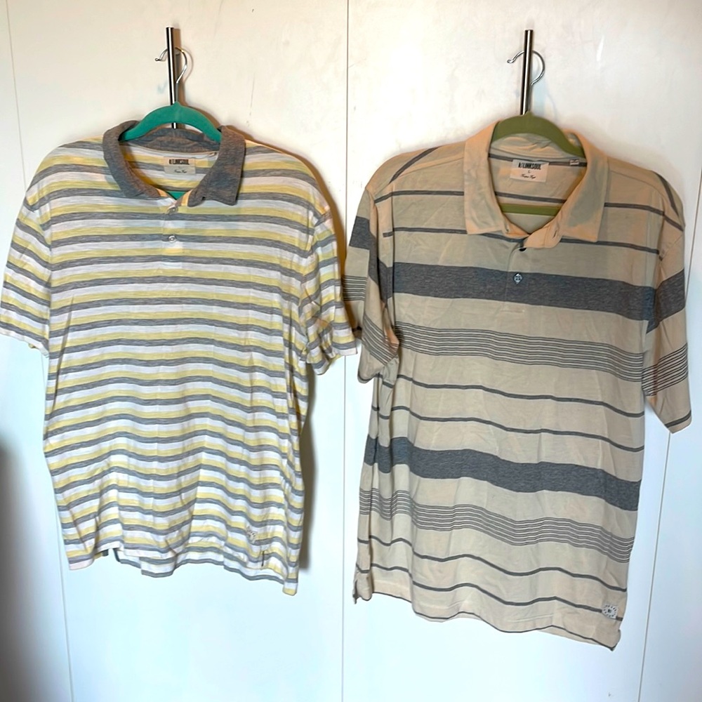 Pair of 2x Linksoul golf shirts. Size Large. EUC.